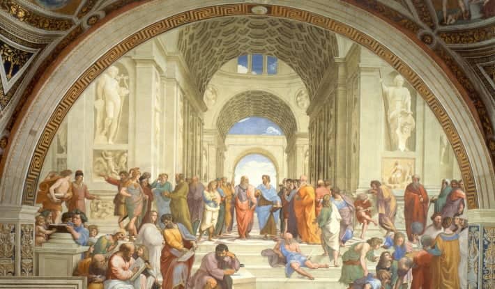The School of Athens painting — Regular GP classes at Lyceum Education, Singapore